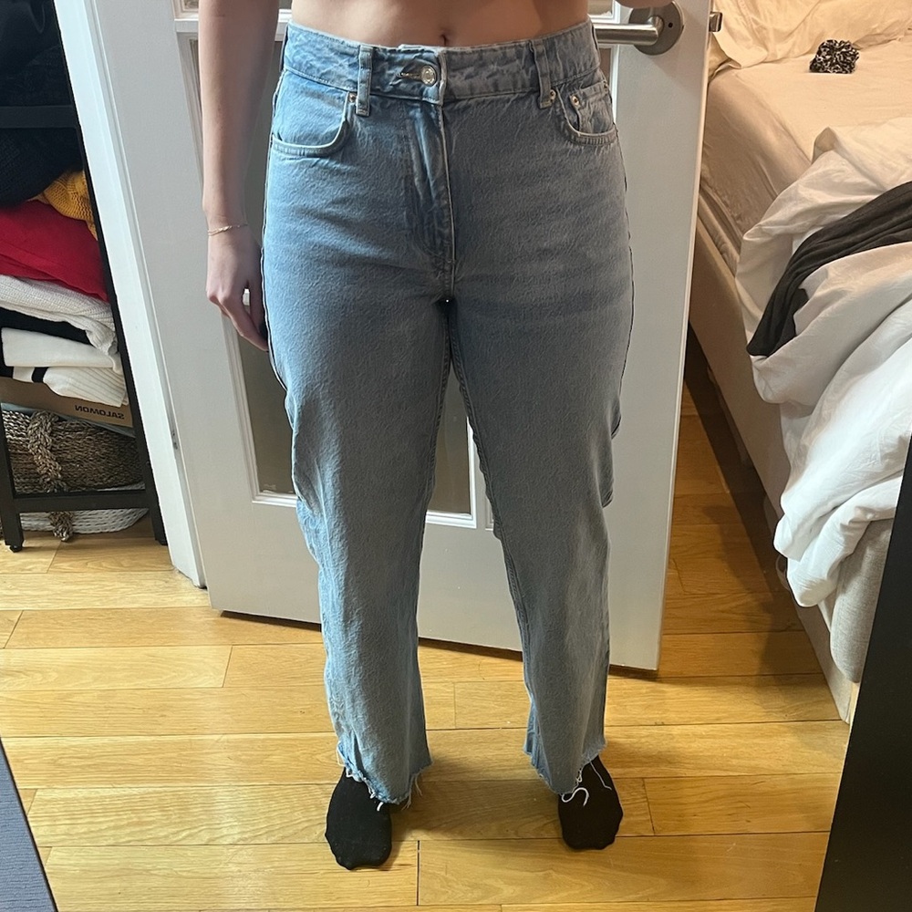 Zara blue jeans